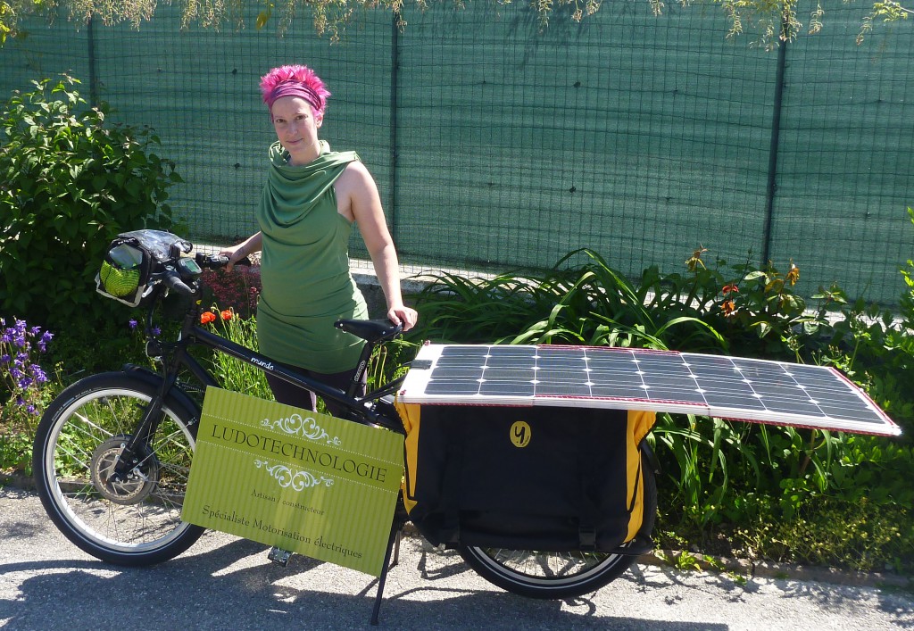 vélo solaire pré-départ SunTrotteuse